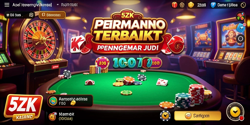 Tangkapan layar utama dari gameplay seru 5ZK di kasino.