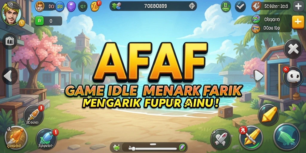 Tampilan gameplay AFAF yang mengasyikkan dan penuh warna.