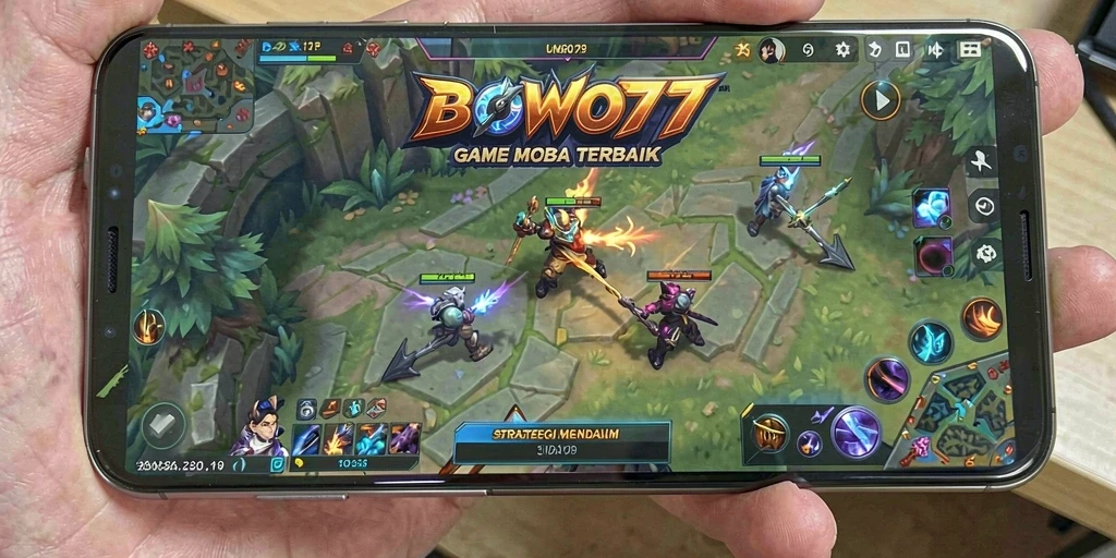 Tangkapan layar gameplay BOWO77 dengan pertempuran strategis yang menarik.