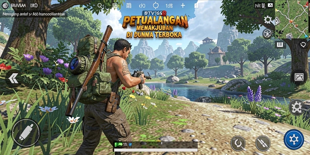 Tampilan menarik dari gameplay Open World di BTV168.