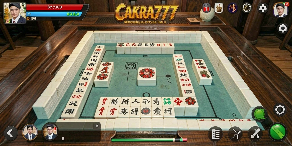 Tampilan gameplay seru dari CAKRA777 dalam permainan Mahjong.
