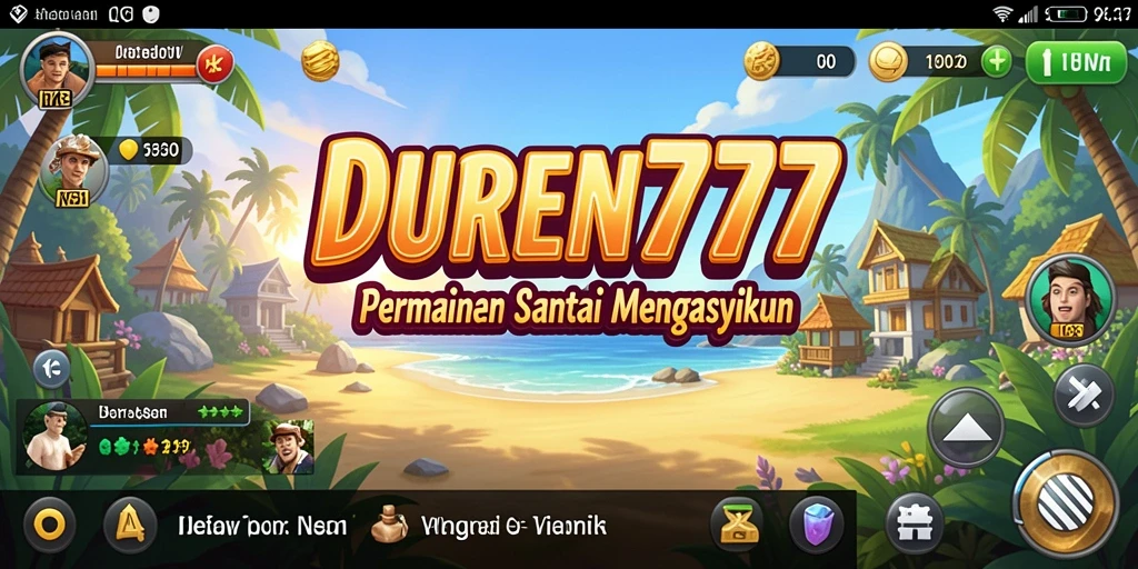 Tampilan gameplay menarik dan penuh warna dari DUREN777.