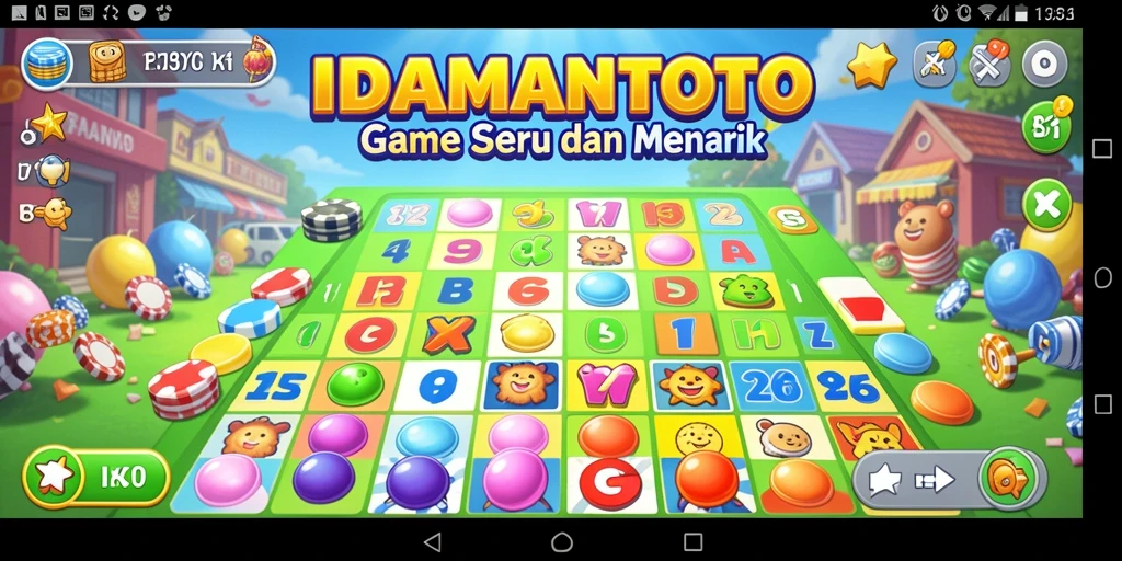 Screenshot gameplay IDAMANTOTO yang menampilkan keseruan bermain Bingo.