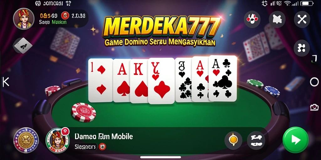 Tampilan gameplay seru dan mendebarkan dari MERDEKA777.