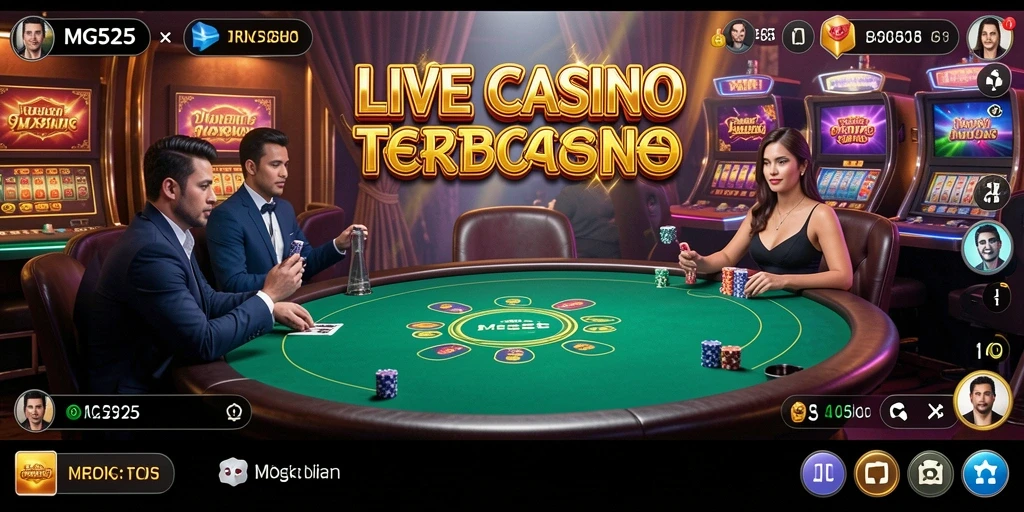 Screenshot gameplay Live Casino yang menarik dan interaktif di MG525.