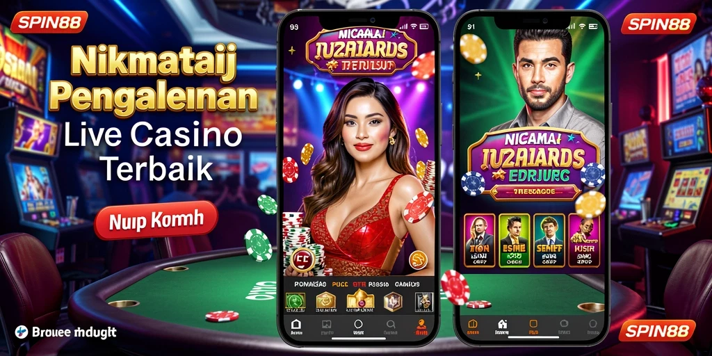 Tampilan gameplay langsung SPIN88 yang mendebarkan dan interaktif.