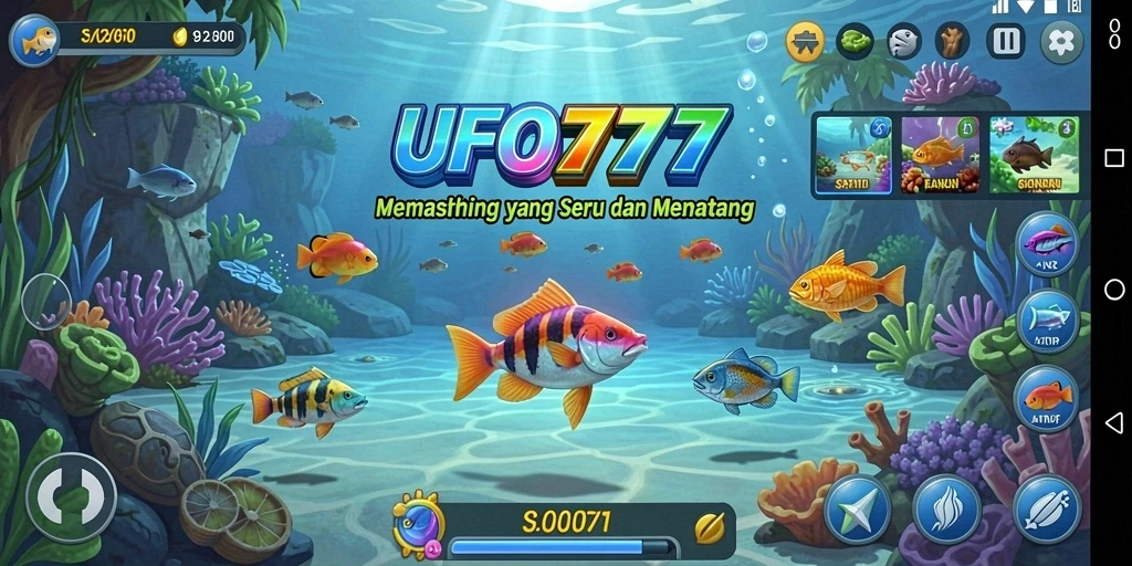 Tangkapan ikan luar biasa dalam gameplay UFO777.