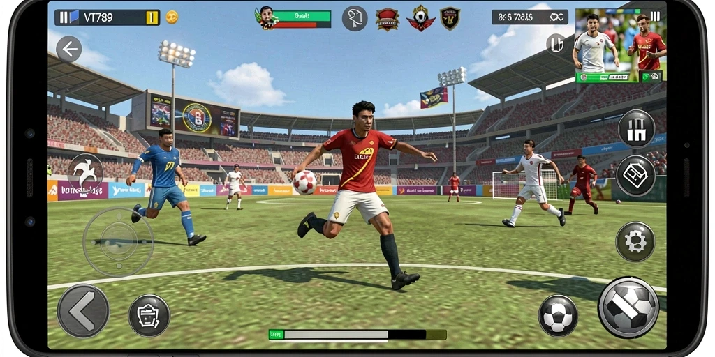 Gameplay seru dari VT789, tampilan penuh aksi olahraga.